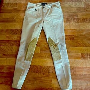 Ralph Lauren riding pants with suede inserts